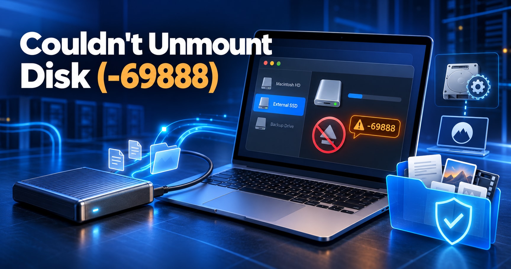 Couldn't Unmount Disk (-69888) on Mac? 5 Safe Fixes for disk0 and External Drives