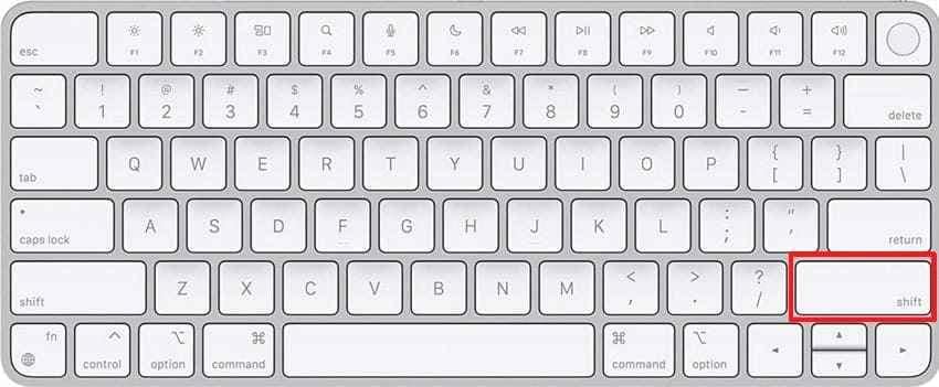 hold shift to start an intel mac in safe mode