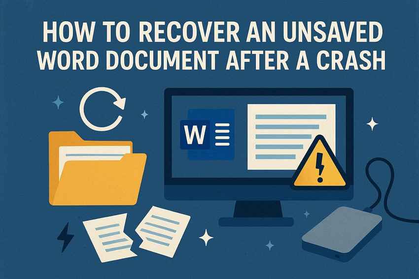 Crashed Word Document Recovery: Restore Unsaved Word Files Faster Now!