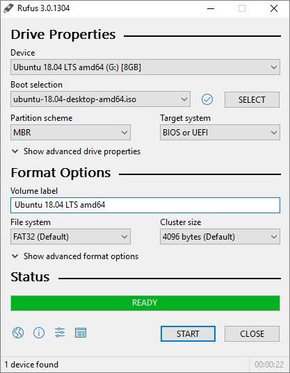 using rufus to create a bootable usb 
