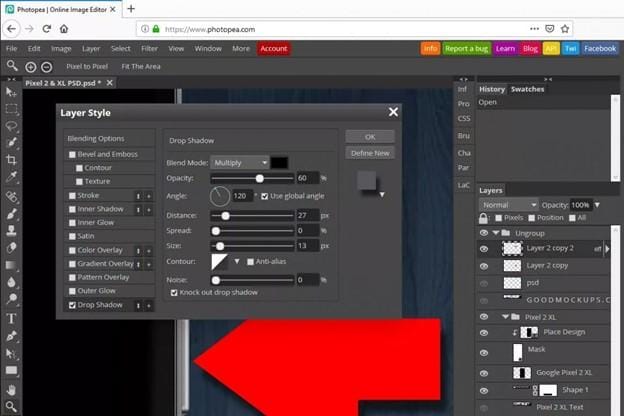 crear y editar imágenes PSD