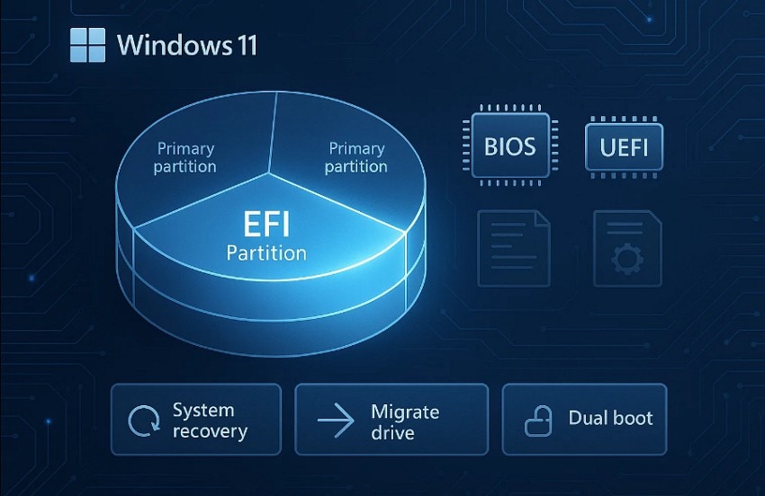 needs to create efi partition