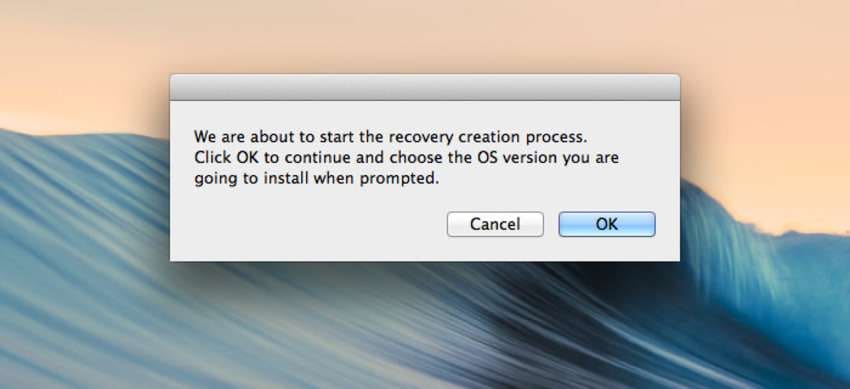 create a recovery partition on mac