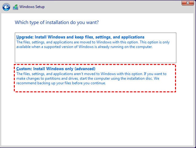formater le disque dur lors de l'installation de windows