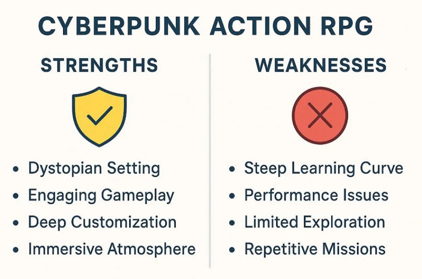 strengths and weaknesses of cyber punk