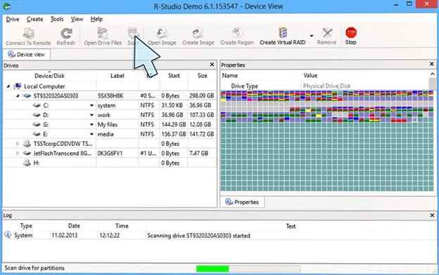 rstudio recovery tool