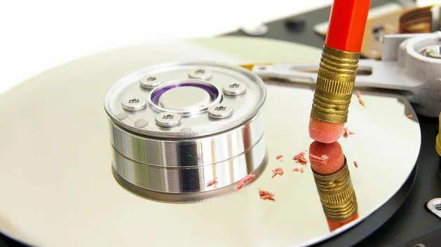 hard disk wiping