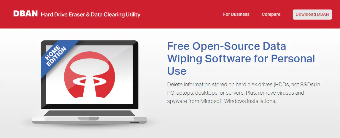 dban sebagai software drive wipe