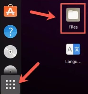 launch the linux file manager