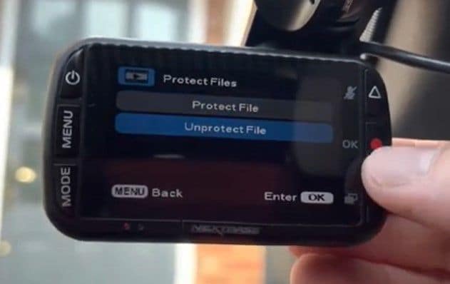 Desproteger vídeo da câmera Nextbase 