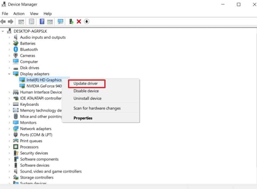 update dell graphics driver