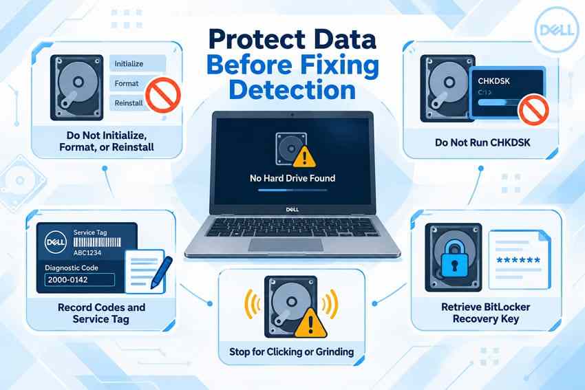 protect data before drive repairs
