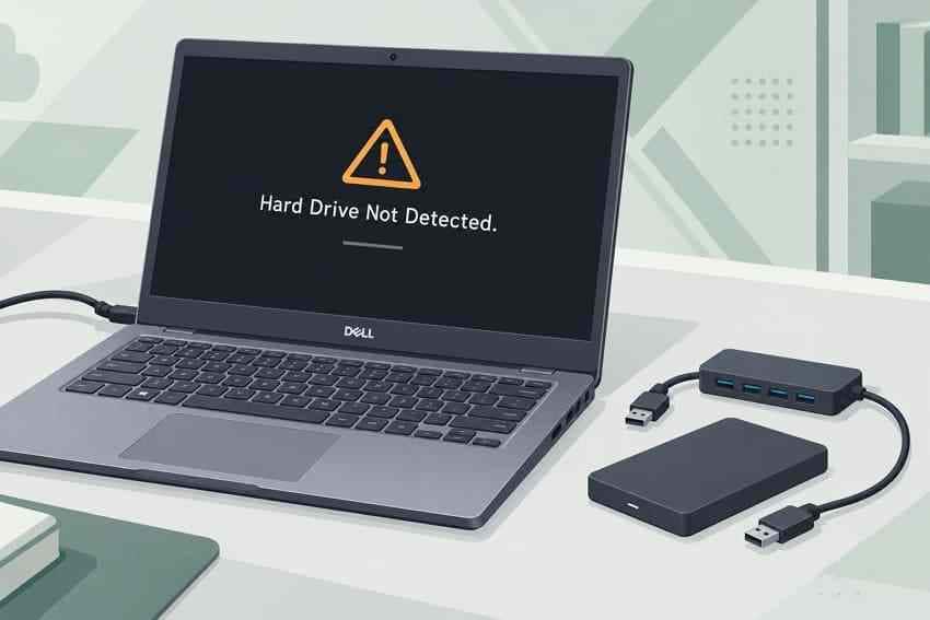 disconnect external devices before testing