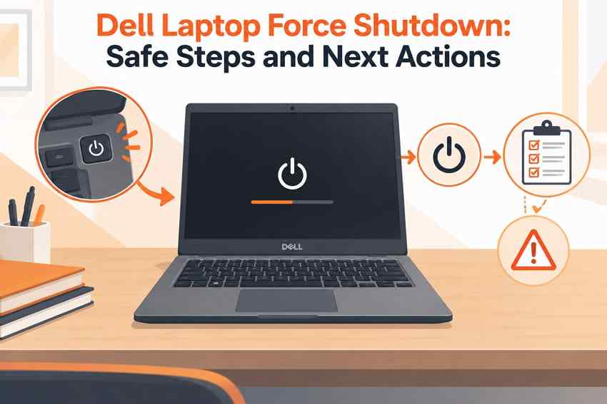Dell Laptop Force Shutdown: How to Turn It Off Safely and What to Do Next