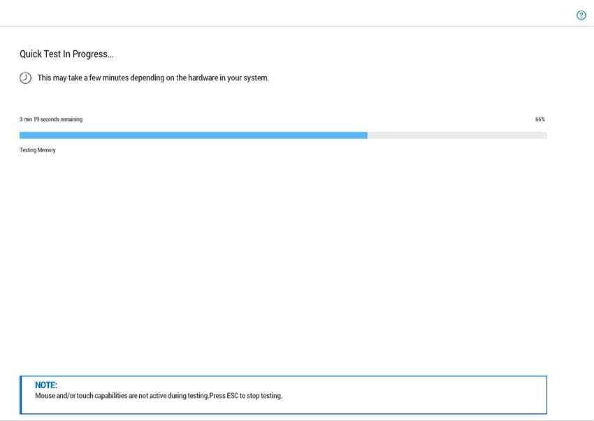 run dell pre boot diagnostics