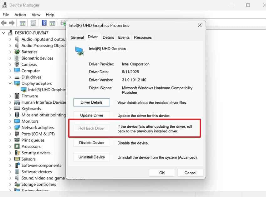 restore previous graphics