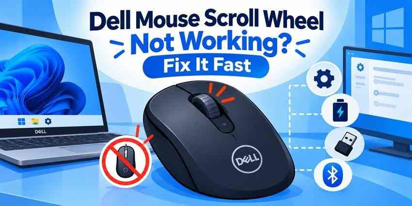 Dell Mouse Scroll Wheel Not Working? Checks for Your Model