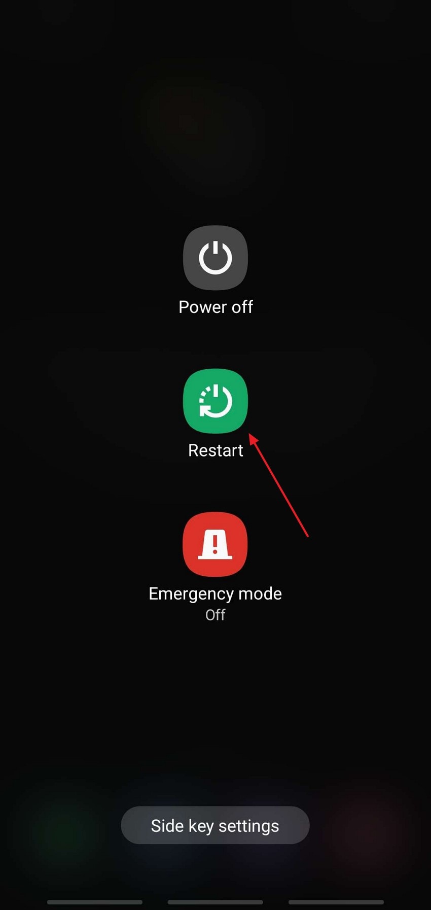 restart mobile device