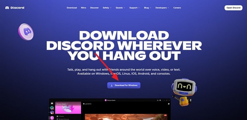 download discord again to system