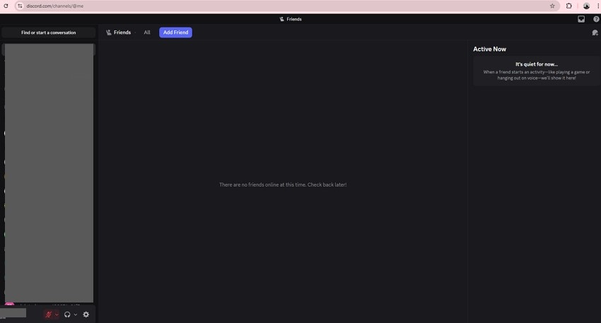 try discord web version