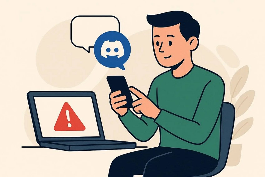 use different device for discord