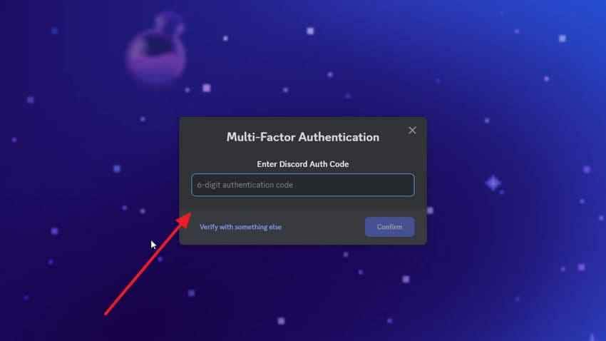 discord 2fa code