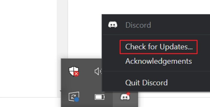 check for discord updates