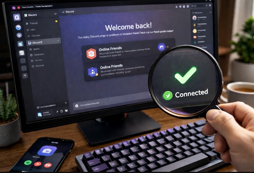 verify discord loads properly