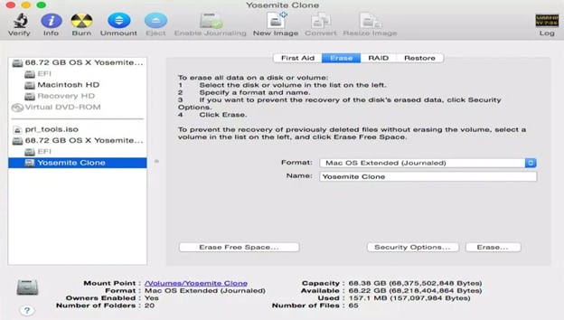 disk formatter for mac disk utility