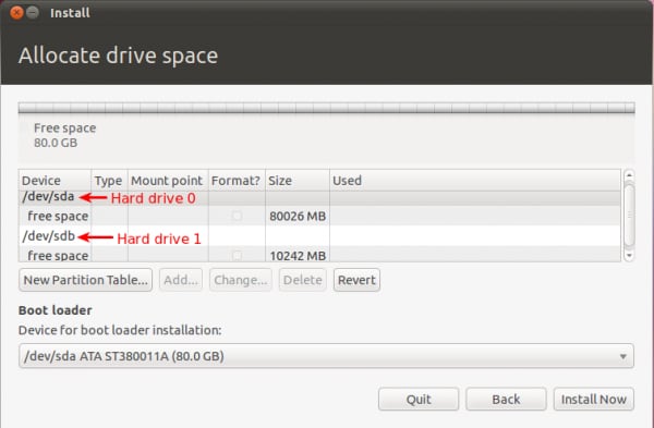linux disk partitions