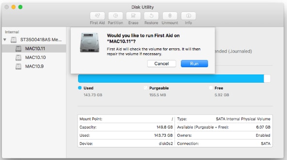 recover data from hard drive usinng disk utility