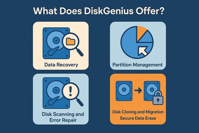 what does diskgenius offer