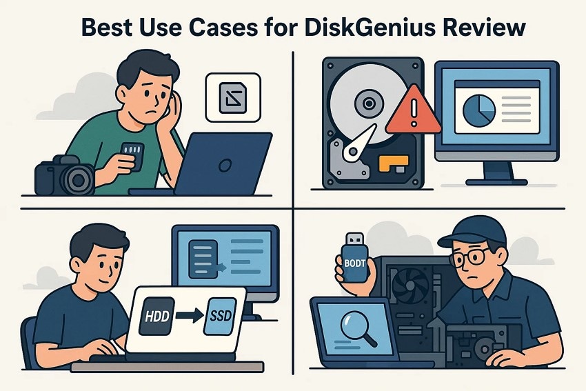 use cases for diskgenius