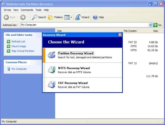 diskinternals partition recovery wizard