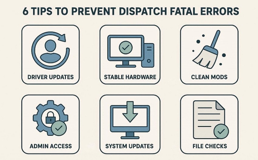 tips to prevent dispatch error