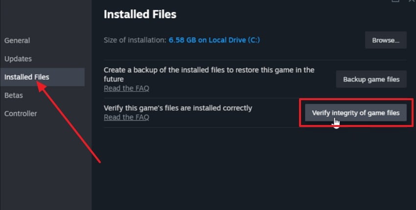 verify integrity of game files