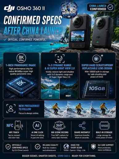 dji osmo 360 2 specs