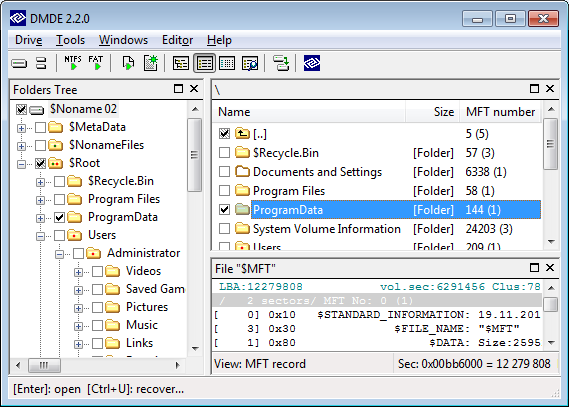 dm редактор дисков и программное обеспечение для восстановления данных