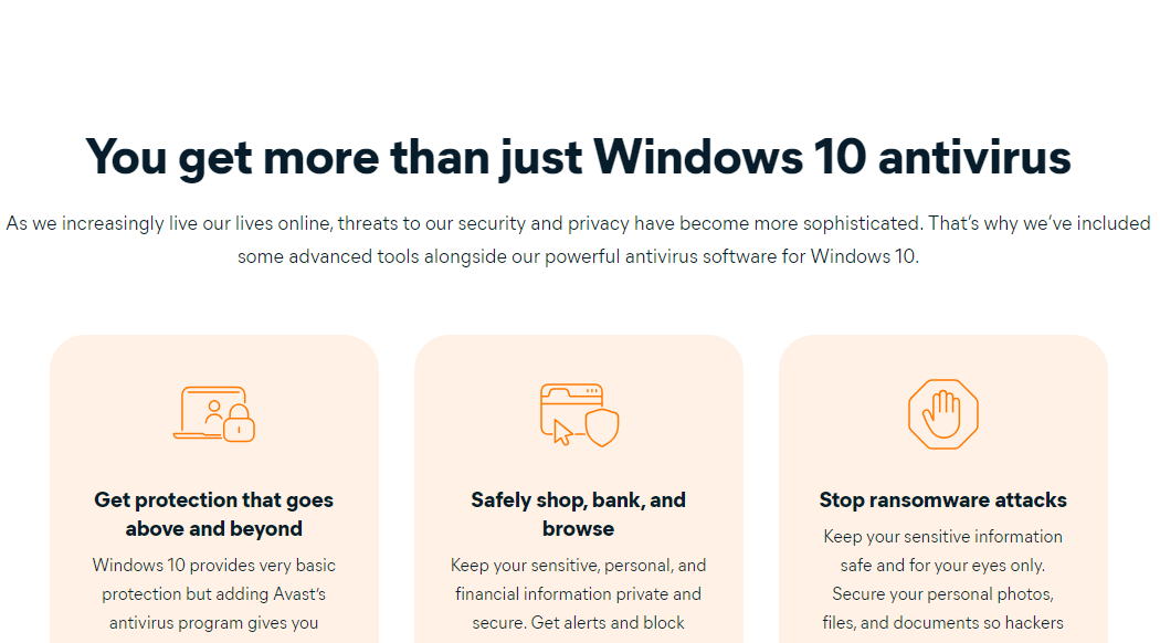 avast antivirus for windows 10 homepage 