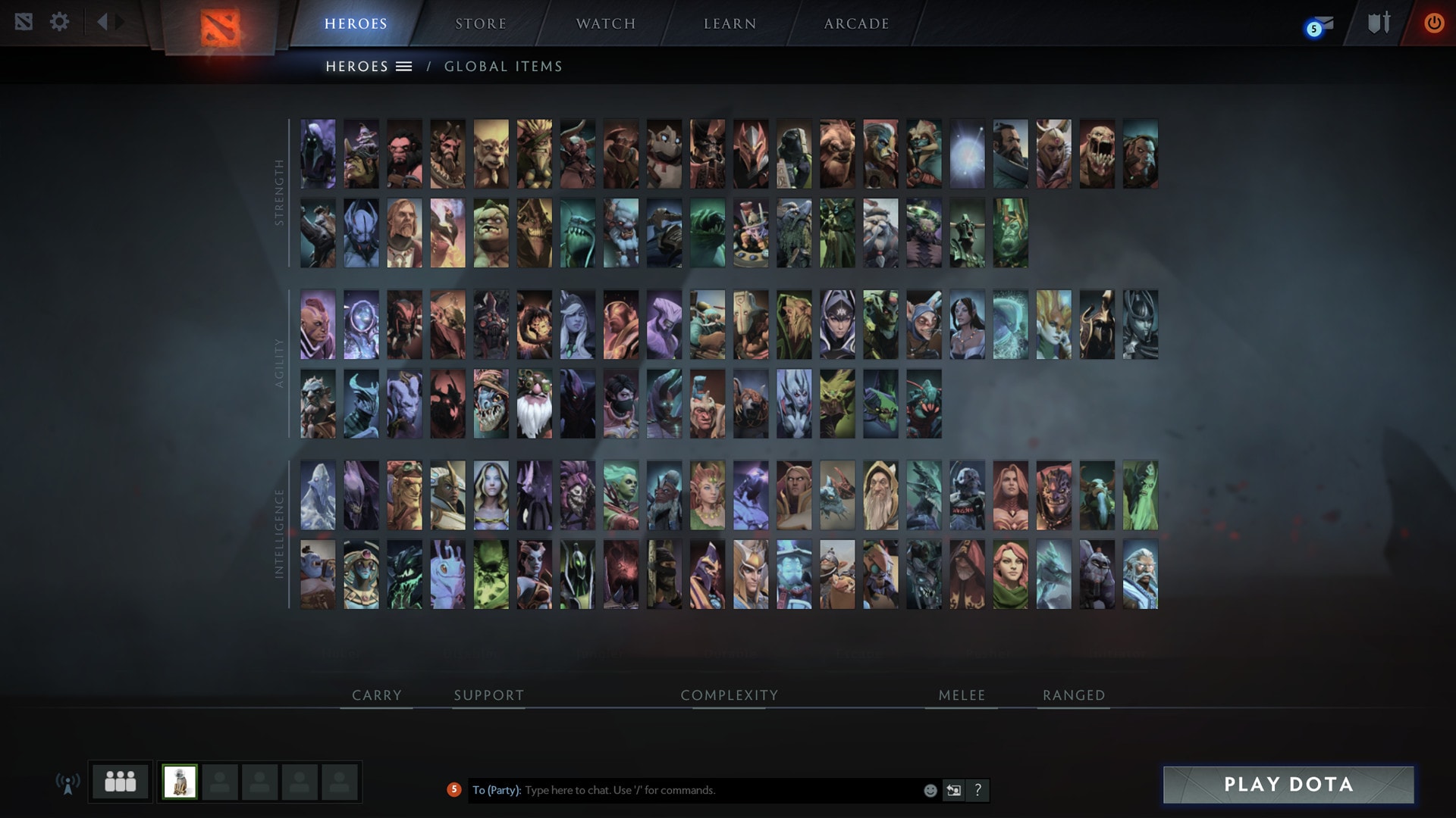 open dota 2 on steam