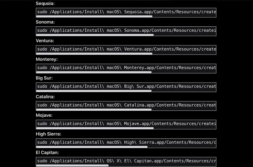 prepare usb drive create boot