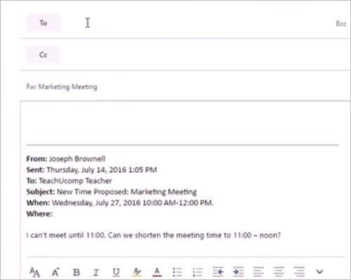 email for exporting in outlook online