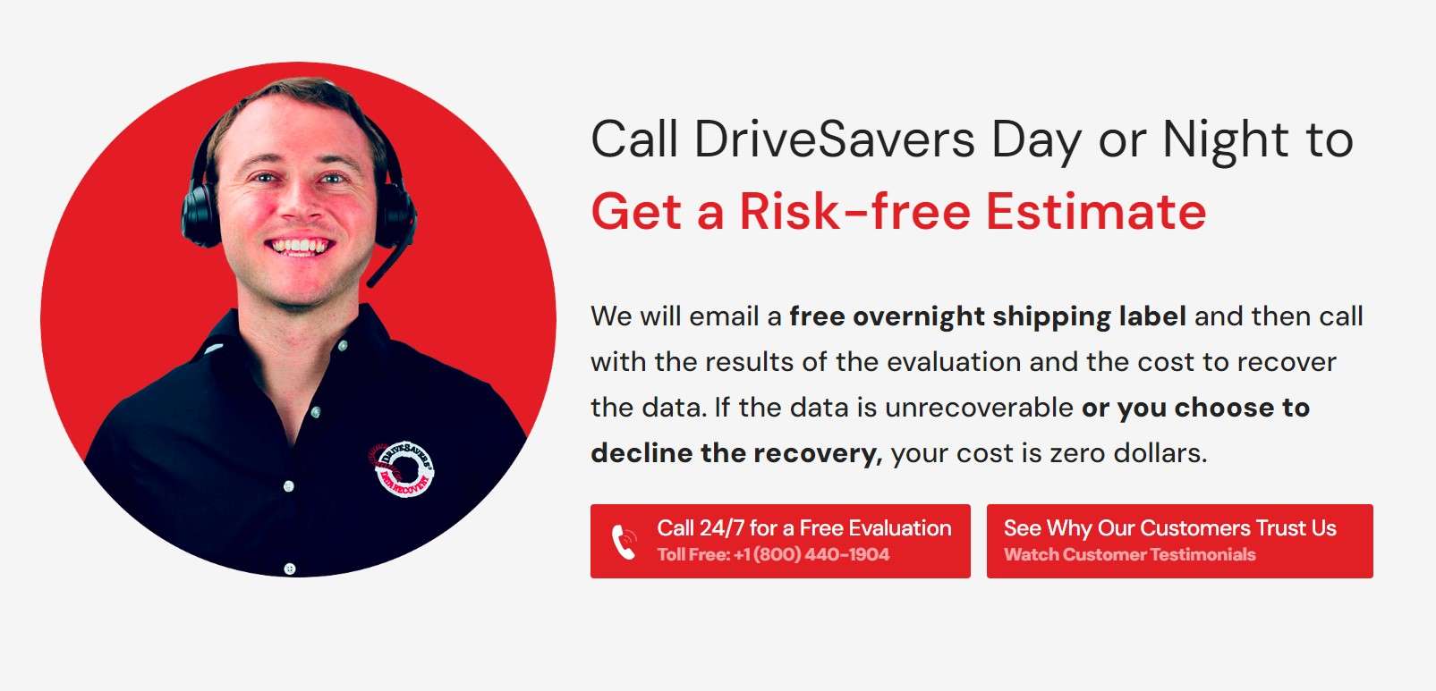 drivesavers in free evaluation
