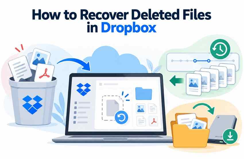 How to Recover Deleted Files in Dropbox: Deleted Files, Rewind, and Local Copies