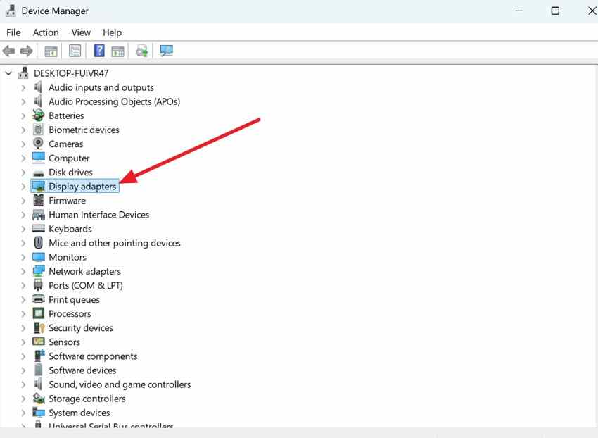 identify gpu in device manager