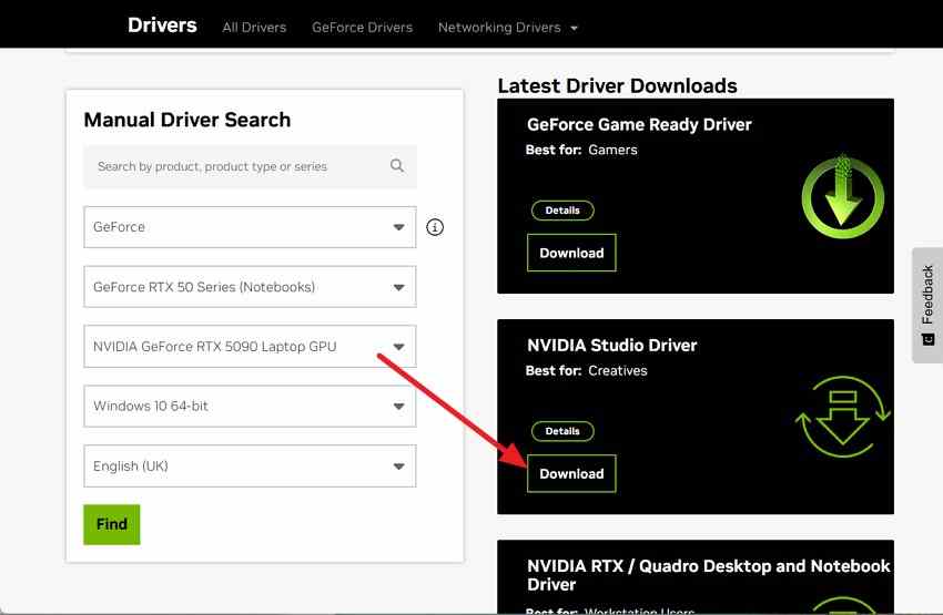 download official graphics driver