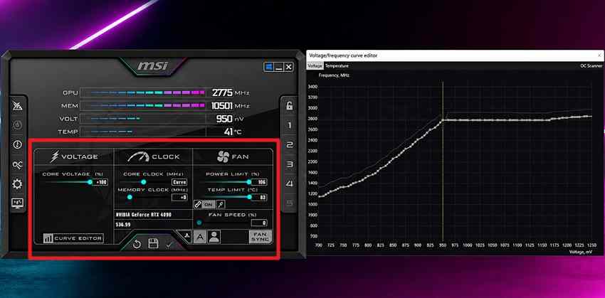 restore gpu tuning to default
