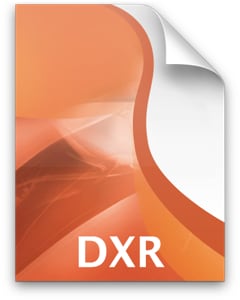 what is dxr file format