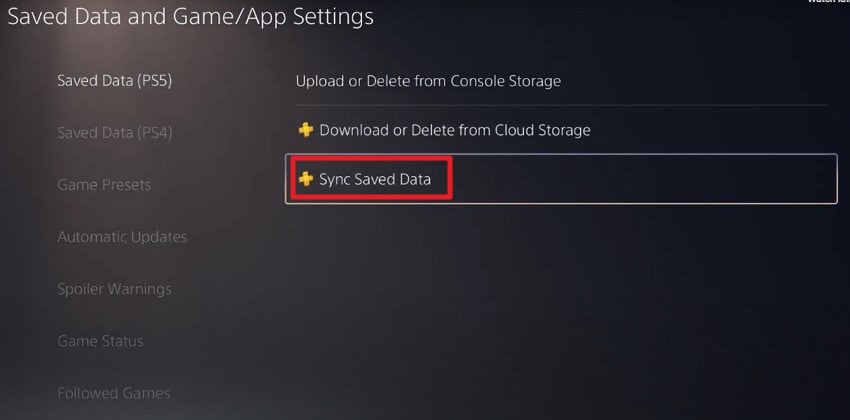 continue to sync saved data