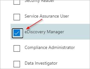 start ediscovery manager in office